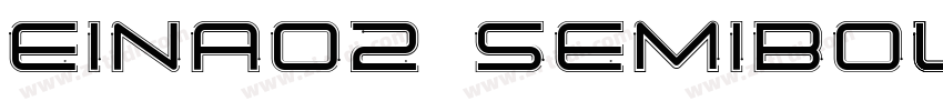 Eina02 SemiBold字体转换